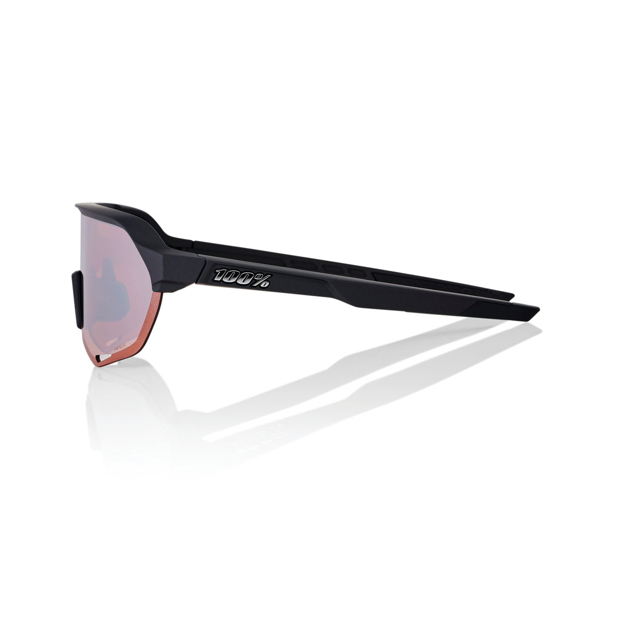 S2 - Soft Tact Black - HiPER Crimson Silver Mirror Lens